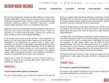 Tablet Screenshot of designweekmexico.com